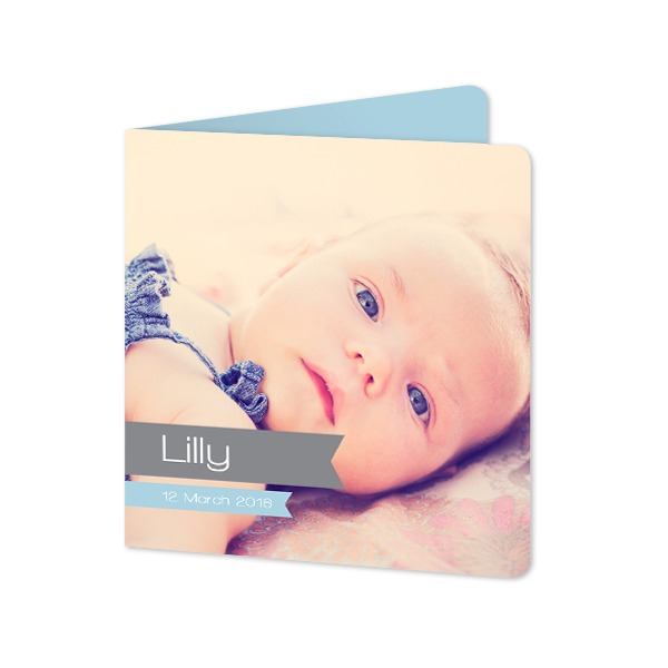 Falt-Grusskarte quadratisch mit abgerundeten Ecken 14,3 x 14,3 cm