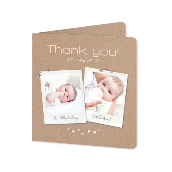 Folded Card square rounded corners 14,3 x 14,3 cm