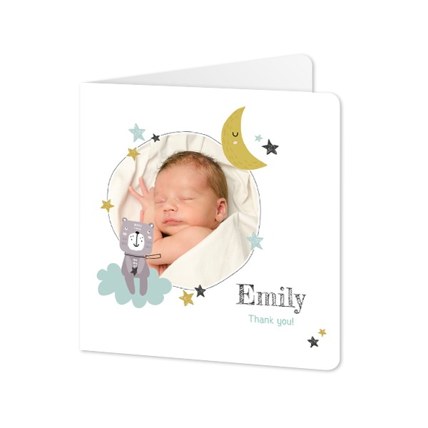 Vikta Fotokort kvadratiska rundade hörn 14,3 x 14,3 cm