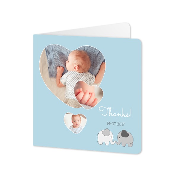 Doble Fotokort kvadratisk runde hjørner 14,3 x 14,3 cm Doble Fotokort kvadratisk runde hjørner 14,3 x 14,3 cm