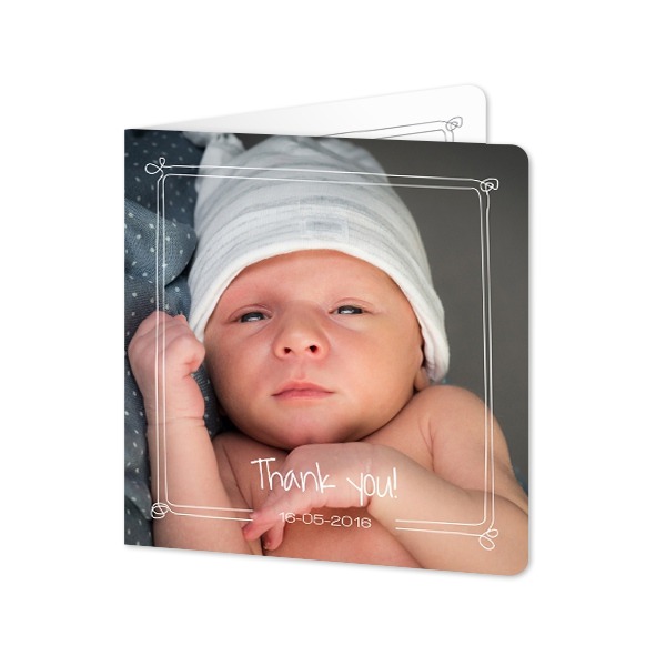 Doble Fotokort kvadratisk runde hjørner 14,3 x 14,3 cm Doble Fotokort kvadratisk runde hjørner 14,3 x 14,3 cm