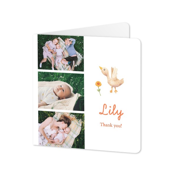 Folded Card square rounded corners 14,3 x 14,3 cm Folded Card square rounded corners 14,3 x 14,3 cm