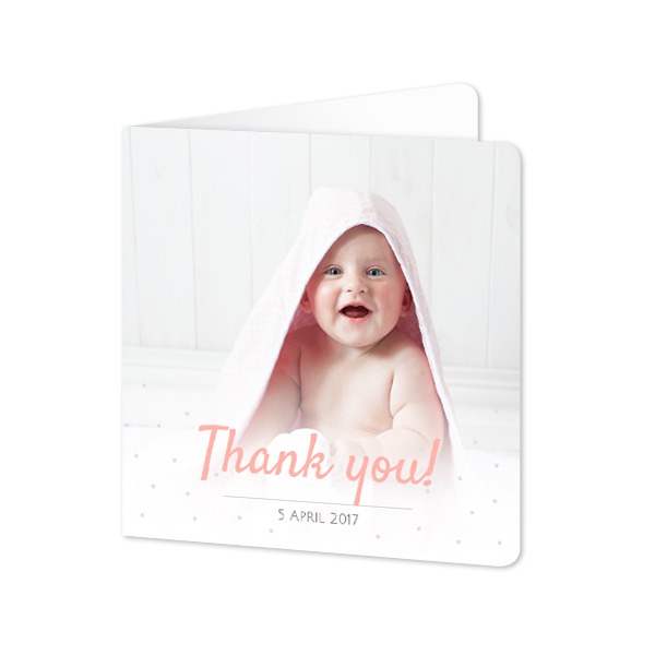 Folded Card square rounded corners 14,3 x 14,3 cm