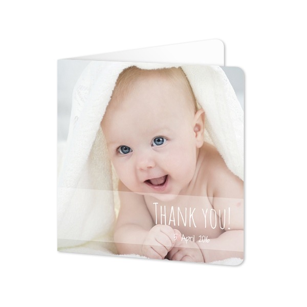 Folded Card square rounded corners 14,3 x 14,3 cm