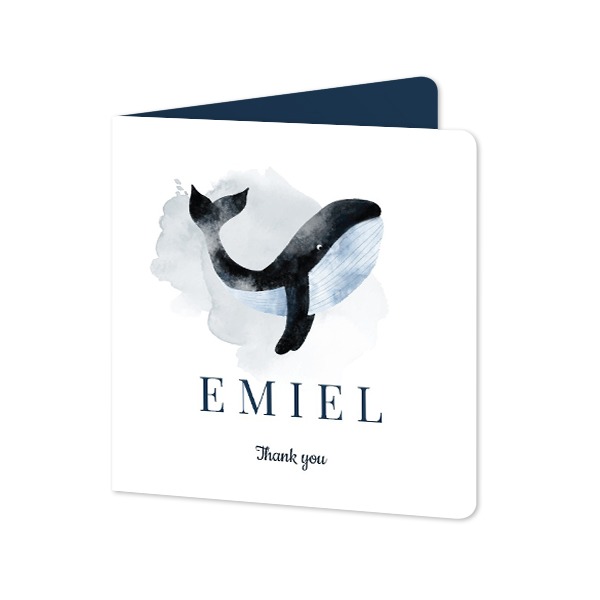 Folded Card square rounded corners 14,3 x 14,3 cm