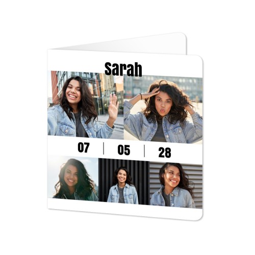 Folded Card square rounded corners 14,3 x 14,3 cm Folded Card square rounded corners 14,3 x 14,3 cm