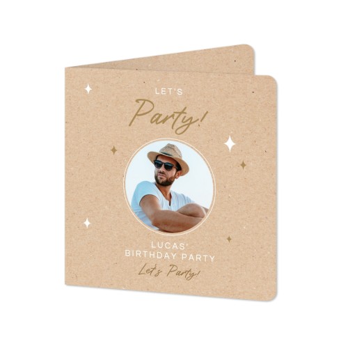 Faire-part 2 volets Carré coins arrondis 14,3 x 14,3 cm Faire-part 2 volets Carré coins arrondis 14,3 x 14,3 cm