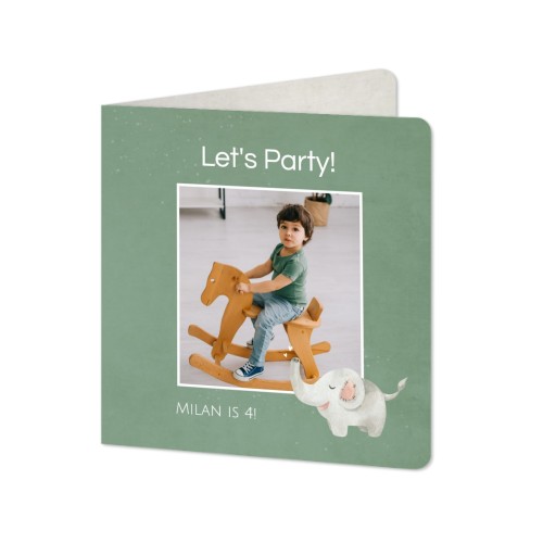 Faire-part 2 volets Carré coins arrondis 14,3 x 14,3 cm Faire-part 2 volets Carré coins arrondis 14,3 x 14,3 cm