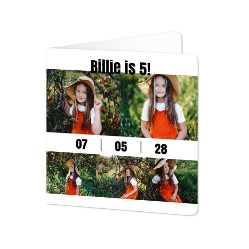 Folded Card square rounded corners 14,3 x 14,3 cm Folded Card square rounded corners 14,3 x 14,3 cm