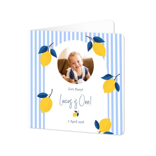 Folded Card square rounded corners 14,3 x 14,3 cm