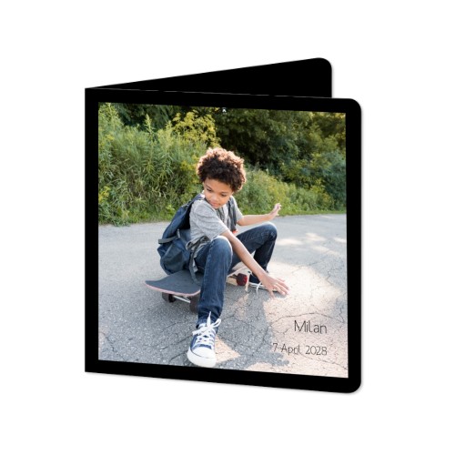 Vikta Fotokort kvadratiska rundade hörn 14,3 x 14,3 cm