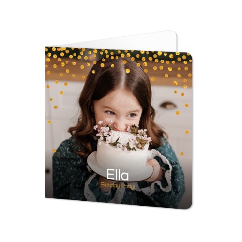 Folded Card square rounded corners 14,3 x 14,3 cm