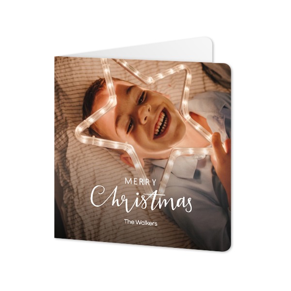Folded Card square rounded corners 14,3 x 14,3 cm