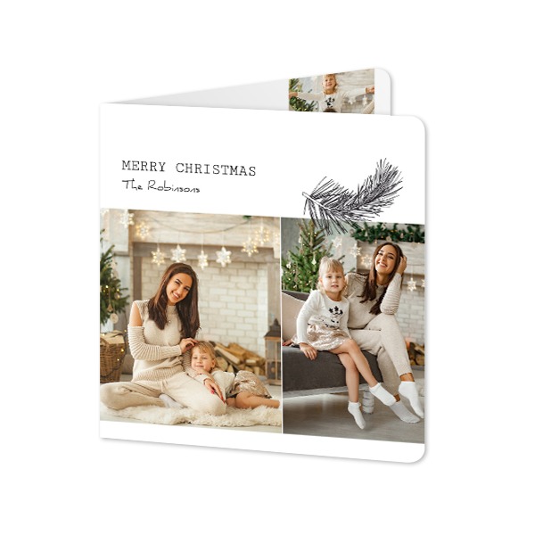 Taitekortit Neliö pyöristetyillä kulmilla 14,3 x 14,3 cm