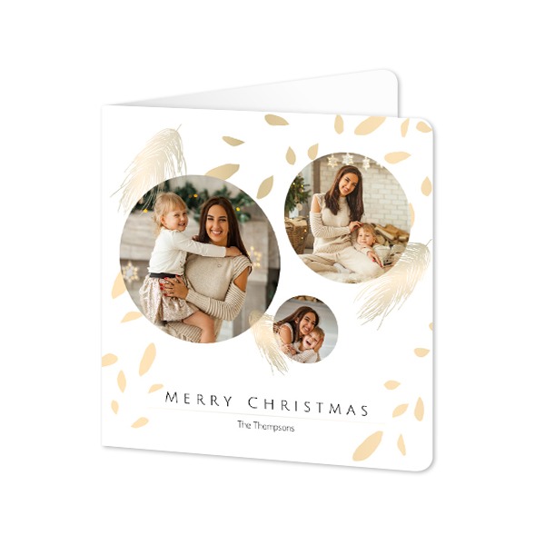 Gevouwen Kaart vierkant met ronde hoeken 14,3 x 14,3 cm Gevouwen Kaart vierkant met ronde hoeken 14,3 x 14,3 cm