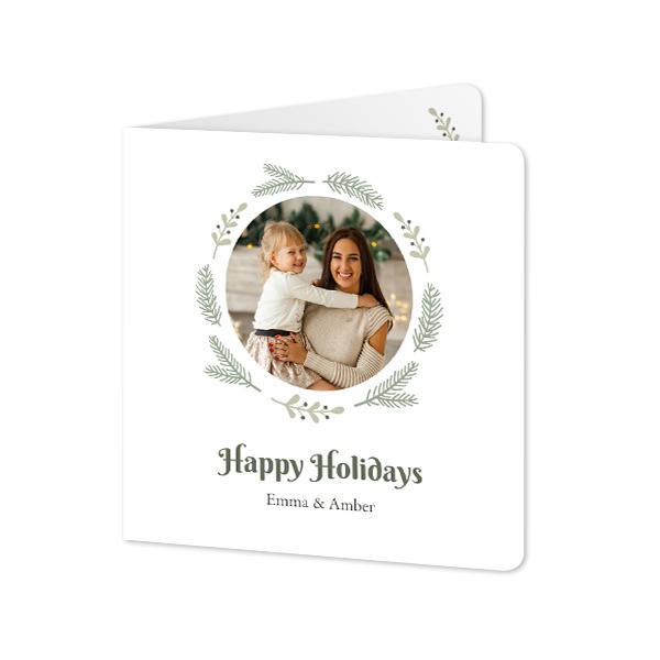 Vikta Fotokort kvadratiska rundade hörn 14,3 x 14,3 cm