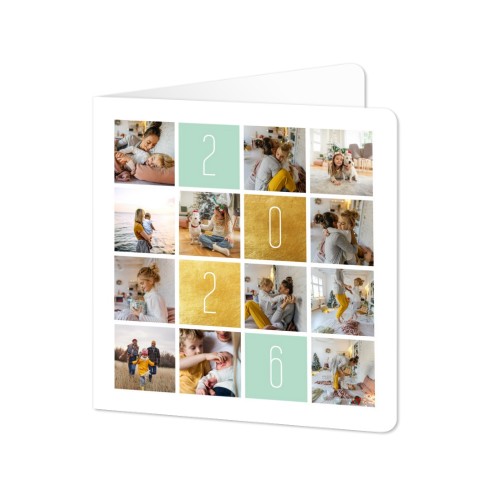 Folded Card square rounded corners 14,3 x 14,3 cm Folded Card square rounded corners 14,3 x 14,3 cm