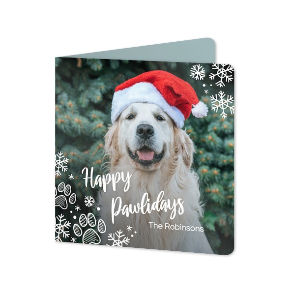 Folded Card square rounded corners 14,3 x 14,3 cm