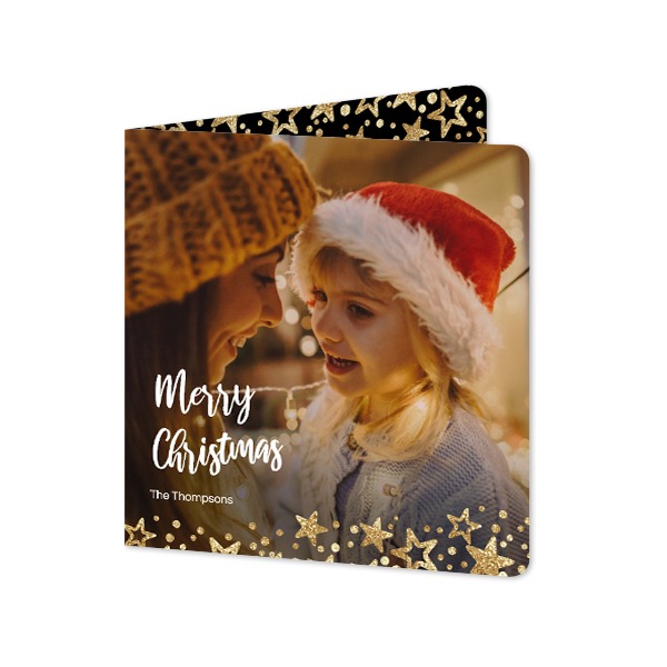 Folded Card square rounded corners 14,3 x 14,3 cm