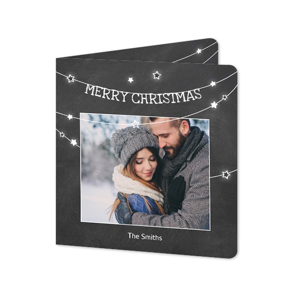 Falt-Grusskarte quadratisch mit abgerundeten Ecken 14,3 x 14,3 cm