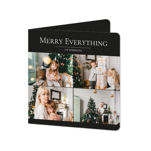 Folded Card square rounded corners 14,3 x 14,3 cm