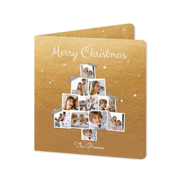 Gevouwen wenskaart vierkant met ronde hoeken 14,3 x 14,3 cm Gevouwen wenskaart vierkant met ronde hoeken 14,3 x 14,3 cm