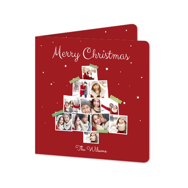 Vikta Fotokort kvadratiska rundade hörn 14,3 x 14,3 cm