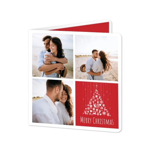 Taitekortit Neliö pyöristetyillä kulmilla 14,3 x 14,3 cm