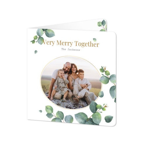 Folded Card square rounded corners 14,3 x 14,3 cm