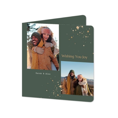 Falt-Grusskarte quadratisch mit abgerundeten Ecken 14,3 x 14,3 cm Falt-Grusskarte quadratisch mit abgerundeten Ecken 14,3 x 14,3 cm