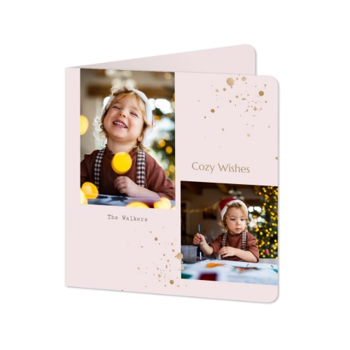 Foldede Fotokort kvadratisk runde hjørner 14,3 x 14,3 cm Foldede Fotokort kvadratisk runde hjørner 14,3 x 14,3 cm