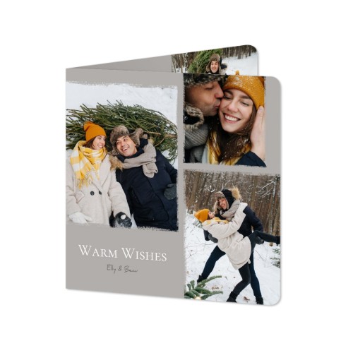 Folded Card square rounded corners 14,3 x 14,3 cm