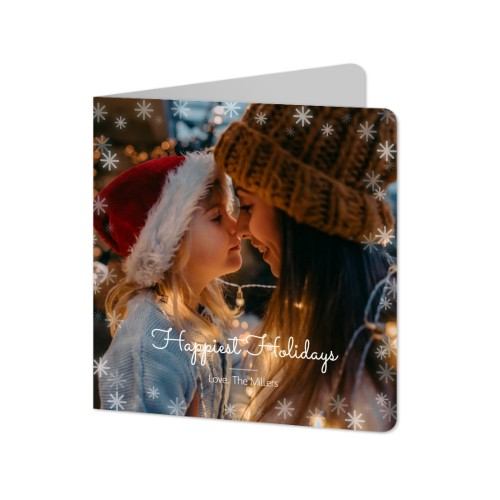 Folded Card square rounded corners 14,3 x 14,3 cm