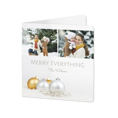 Foldede Fotokort kvadratisk runde hjørner 14,3 x 14,3 cm