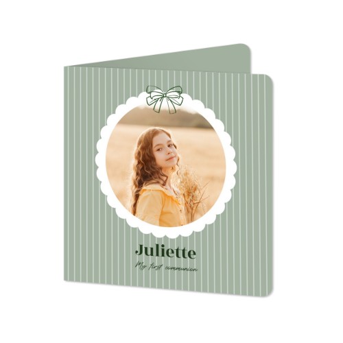 Folded Card square rounded corners 14,3 x 14,3 cm