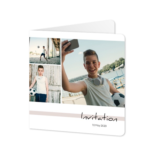 Foldede Fotokort kvadratisk runde hjørner 14,3 x 14,3 cm Foldede Fotokort kvadratisk runde hjørner 14,3 x 14,3 cm