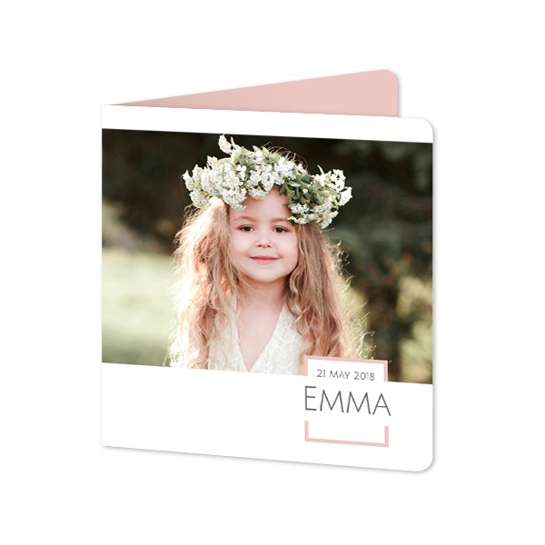 Folded Card square rounded corners 14,3 x 14,3 cm Folded Card square rounded corners 14,3 x 14,3 cm