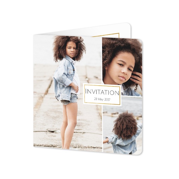 Folded Card square rounded corners 14,3 x 14,3 cm Folded Card square rounded corners 14,3 x 14,3 cm