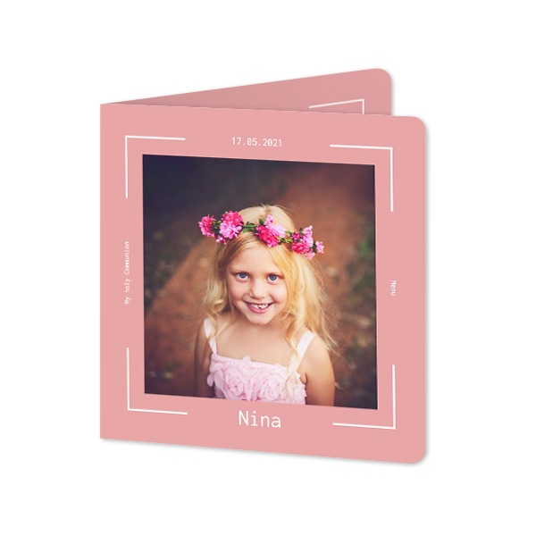 Folded Card square rounded corners 14,3 x 14,3 cm Folded Card square rounded corners 14,3 x 14,3 cm