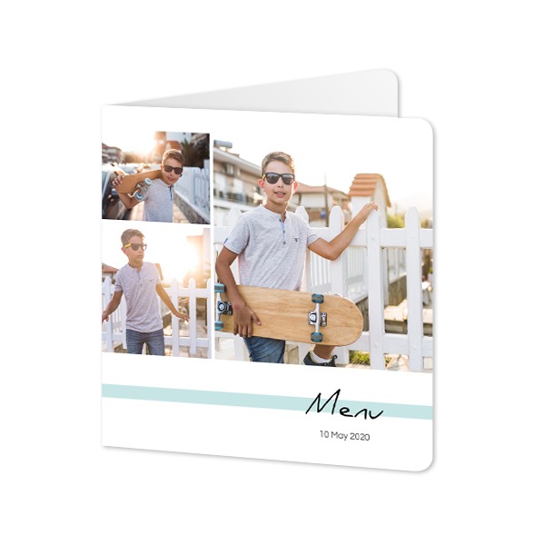 Folded Card square rounded corners 14,3 x 14,3 cm Folded Card square rounded corners 14,3 x 14,3 cm