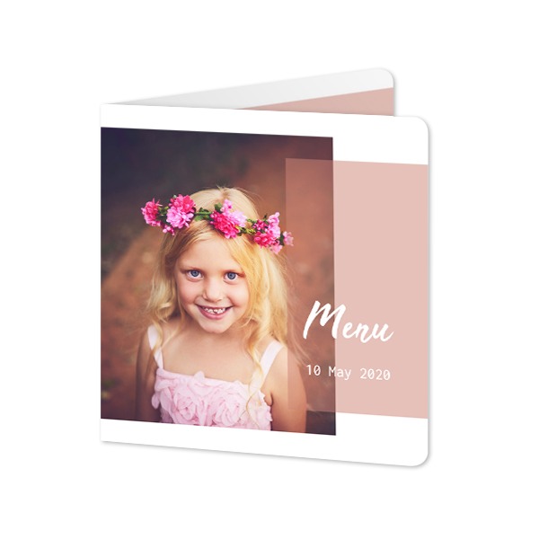 Folded Card square rounded corners 14,3 x 14,3 cm Folded Card square rounded corners 14,3 x 14,3 cm