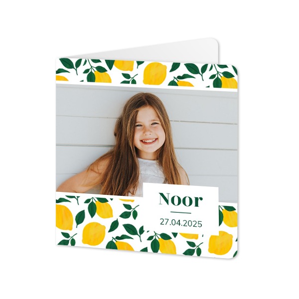 Folded Card square rounded corners 14,3 x 14,3 cm
