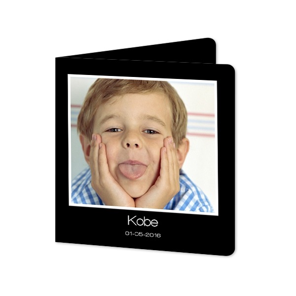 Folded Card square rounded corners 14,3 x 14,3 cm