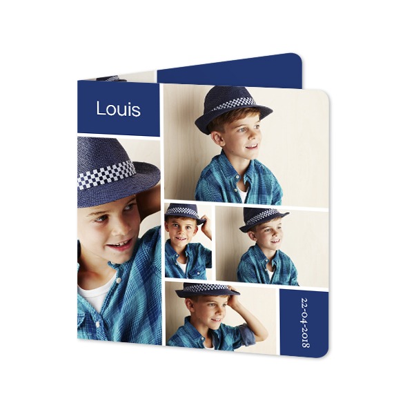 Folded Card square rounded corners 14,3 x 14,3 cm