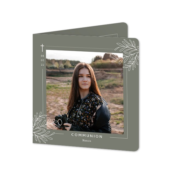 Folded Card square rounded corners 14,3 x 14,3 cm Folded Card square rounded corners 14,3 x 14,3 cm