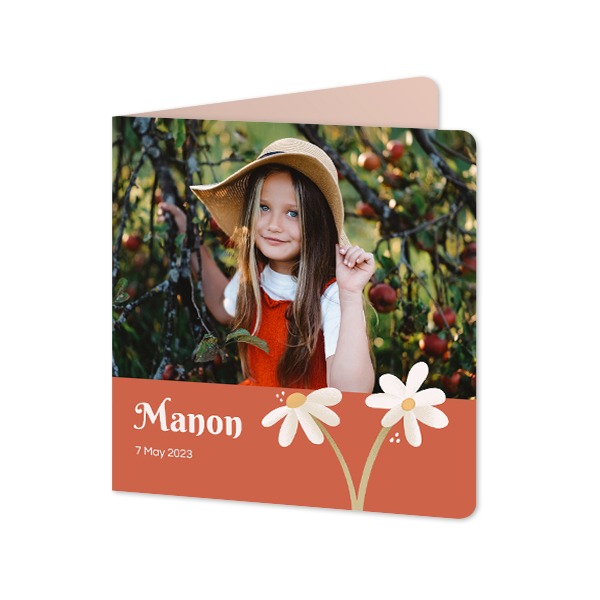 Folded Card square rounded corners 14,3 x 14,3 cm Folded Card square rounded corners 14,3 x 14,3 cm