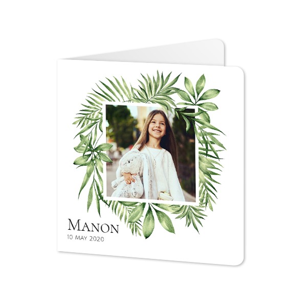 Folded Card square rounded corners 14,3 x 14,3 cm Folded Card square rounded corners 14,3 x 14,3 cm