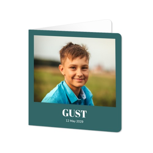 Folded Card square rounded corners 14,3 x 14,3 cm