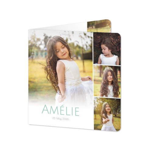 Vikta Fotokort kvadratiska rundade hörn 14,3 x 14,3 cm