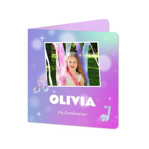 Folded Card square rounded corners 14,3 x 14,3 cm Folded Card square rounded corners 14,3 x 14,3 cm